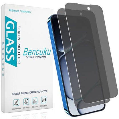 2 Pack Matte Privacy Screen Protector for iPhone 15 Pro Max - size: iPhone 15 Pro Max 6.7-Inch