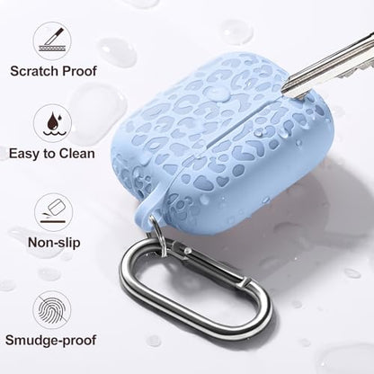 Leopard Engraved for Airpods Pro 2nd Generation Case/Soft Silicone Compatible with Apple Airpods Pro 2nd Generation Cover,Front LED Visible.Lalic - color: Lalic, size: Airpods Pro 2/1 Case