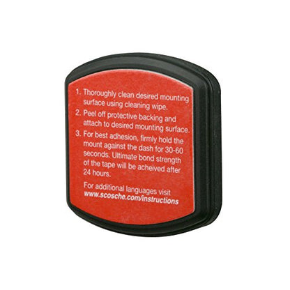 Scosche MAGFM MagicMount Magnetic Car Phone Holder - Strong Magnet Mount for iPhone and Android - Secure Magnetic Cell Phone Mount for Flat Surfaces - Universal 360° Adjustable Mobile Cellphone Holder - style: Adhesive Flush