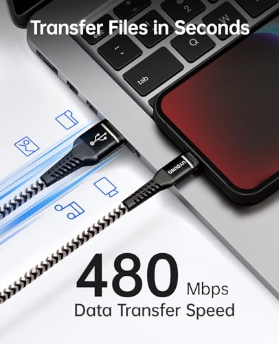 iPhone Charger Fast Charging [MFi Certified] Lightning Cable 10FT, 3Pack - color: Black, size: 10FT, style: USB A to Lightning