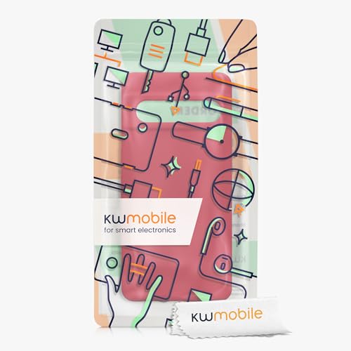 kwmobile Case Compatible with Google Pixel 7 Pro Case - TPU Silicone Phone Cover with Soft Finish - Sweet Cherry - color: Sweet Cherry, size: Pixel 7 Pro