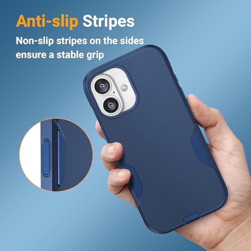 jaroco Magnetic for iPhone 17 Case Heavy Duty Rugged Dual-Layer Blue - color: Blue, size: iPhone 17