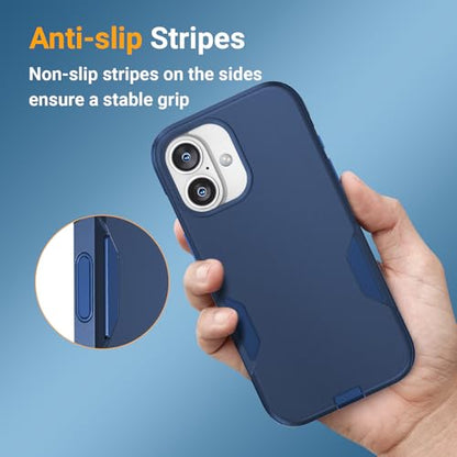 jaroco Magnetic for iPhone 17 Case Heavy Duty Rugged Dual-Layer Blue - color: Blue, size: iPhone 17