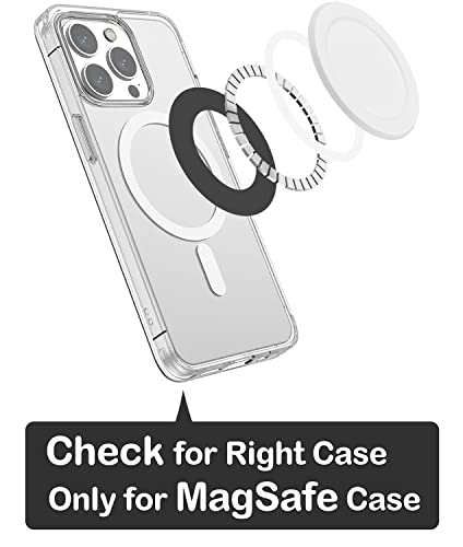 metisinno Magnetic Base Basic Compatible with PopSocket Phone Grips and iPhone MagSafe Cases, White - color: White, style: Base Basic