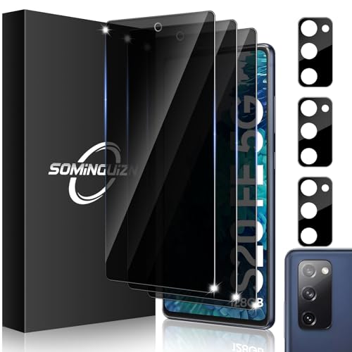 3+3 for Samsung Galaxy S20 FE 5G Privacy Screen Protector Camera Protector - size: Galaxy S20 FE Privacy