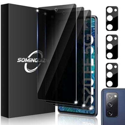 3+3 for Samsung Galaxy S20 FE 5G Privacy Screen Protector Camera Protector - size: Galaxy S20 FE Privacy