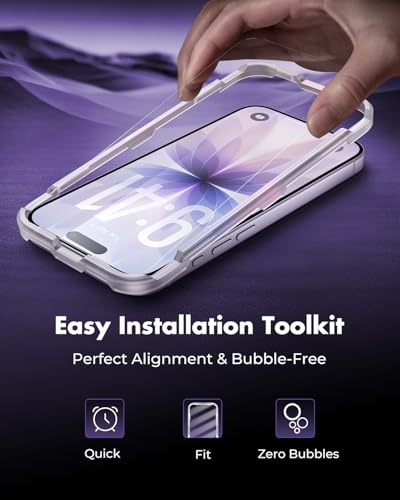 UNBREAKcable 3-Pack Screen Protector for iPhone 17 Tempered Glass - size: iPhone 17