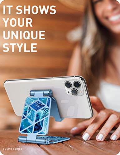 i-Blason Cell Phone Stand for Desk, Phone Holder fits All Phones, Ocean - color: Blue