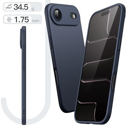 JETech Slim Case for iPhone Air, Deep Blue - color: Deep Blue