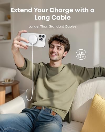 Anker Zolo MagSafe-Compatible Wireless Charger with Qi2 15W Fast Charging - color: White, size: 1 Pack