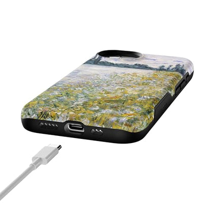 Casely iPhone 16e Case | Monet's Summer Landscape | The Met Museum | Bold Protective Design | Compatible with MagSafe - color: Monet's Summer Landscape | The Met Museum
