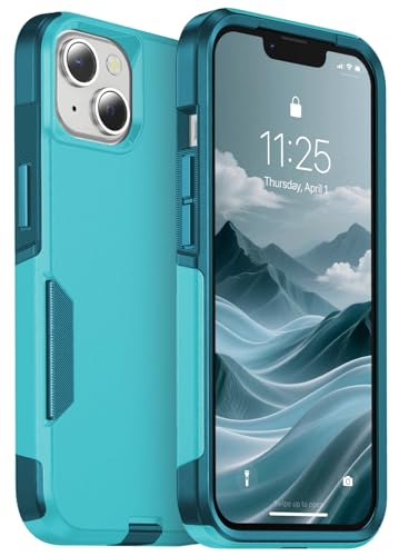 jaroco Magnetic for iPhone 13&14&15 Case Heavy Duty Rugged Dual-Layer Teal - color: Teal, size: iPhone 13&14&15