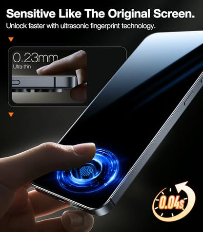 TORRAS for Samsung Galaxy S25 Ultra Privacy Screen Protector [Military-Grade 9H+ Aerospace Tempered Glass] [One-Pull Installation] Anti Spy Screen Protector Samsung Galaxy S25 Ultra 6.9″ (2 Pack) - size: Galaxy S25 Ultra（6.9 inch）