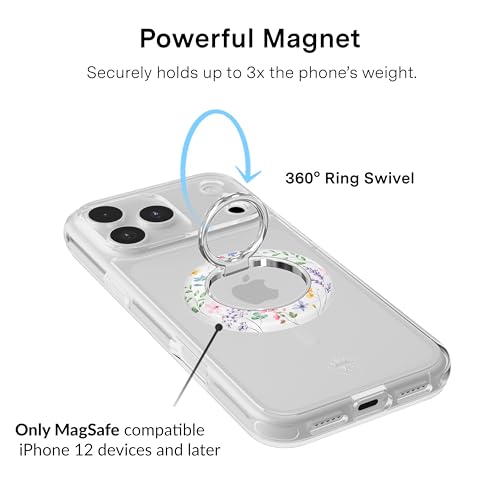 VELVET CAVIAR Compatible with MagSafe Phone Grip - color: Enchanted Floral