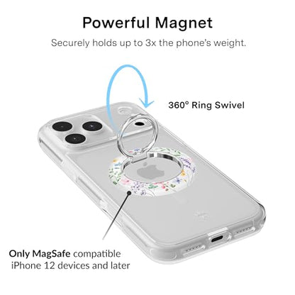 VELVET CAVIAR Compatible with MagSafe Phone Grip - color: Enchanted Floral