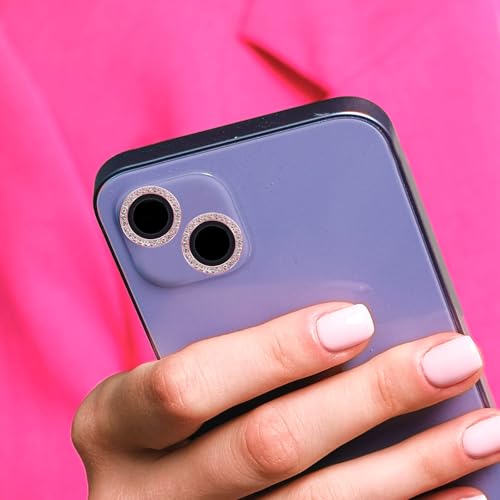 ARTIBETTER 2pcs Anti-scratch Camera Lens Protectors for Delicate Light Pink Phone Lens Covers with Fingerprint and Dirt Resistance Easy Installation and Protection