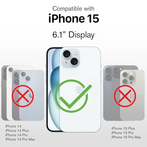 VENA vCommute Personalized iPhone 15 Wallet Case | Custom Engraved, Customized Name, Premium Leather Card Holder, Drop Protection, Hidden Card Slot, Multi-Angle Kickstand - color: Text Custom, size: iPhone 15
