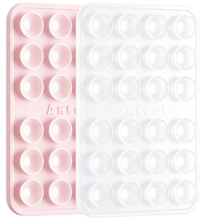 PKYAA Anteel Max - Silicone Suction Phone Case Adhesive Mount, Upgraded Super Strong Grip, Durable, Easy to Use, Hands-Free Sticky Phone Holder for Selfies, Tiktok Videos, 2.56"x3.94" (LPK&TP) - color: LPK&TP