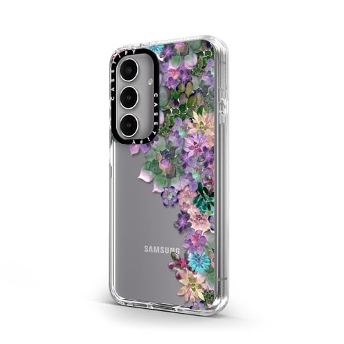 CASETiFY for Galaxy S24 Case - Impact Clear | Not Yellowing | 6.6 ft. Drop Protection | MY SUCCULENT GARDEN | Clear - color: MY SUCCULENT GARDEN, size: Galaxy S24