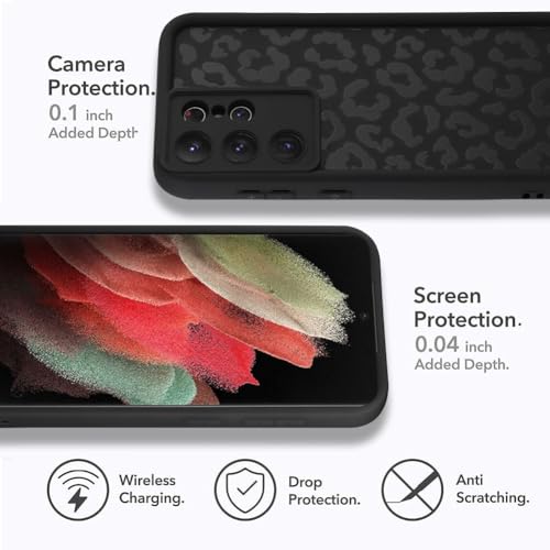 Compatible with Samsung Galaxy S21 Ultra Case, Black - color: Black, size: Samsung Galaxy S21 Ultra