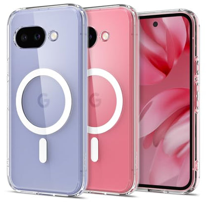 Spigen Ultra Hybrid MagFit for Pixel 9a Case, White - color: Mag Clear, size: Pixel 9a