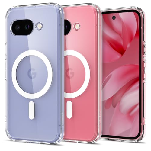 Spigen Ultra Hybrid MagFit for Pixel 9a Case, White - color: Mag Clear, size: Pixel 9a