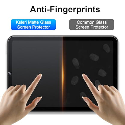 2 Pack for iPad Mini 8.3" A17 Pro 2024 7th Gen/iPad Mini 6 (2021, 6th Gen) Matte Glass Screen Protector (Not Privacy) Anti Glare Anti Fingerprint Tempered Glass Film with Alignment Frame - size: iPad mini 8.3"