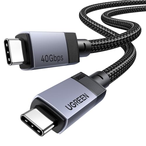 UGREEN 240W USB C to USB C Cable for Thunderbolt 4/3, USB4 40Gbps, 3.3ft - size: 3.3FT