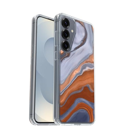 OtterBox Samsung Galaxy S25+ Symmetry Series Clear Magnet Case - High Desert Marble (Blue) - color: High Desert Agate, style: Samsung Galaxy S25+