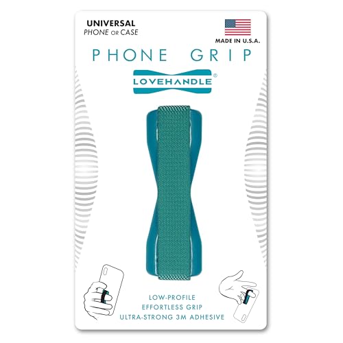 LOVEHANDLE Original Universal Phone Grip - Teal