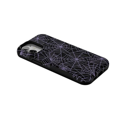 Casely iPhone 12 Mini Case | Midnight Web | Spider Web | Bold Protective Design | Compatible with MagSafe - color: Midnight Web | Spider Web, size: Iphone 12 Mini