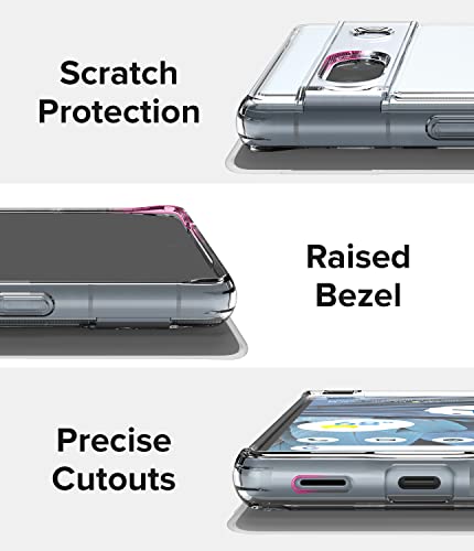 Ringke for Google Pixel 7a Case [Fusion Matte Clear] | Oil & Dirt Resistant, Anti-Fingerprint Technology Prevents Oily Smudges, Frosted Coating Feels Velvety Soft - size: Pixel 7a