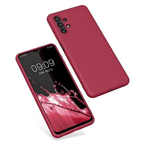 kwmobile Case Compatible with Samsung Galaxy A13 4G Case - Soft Slim Protective TPU Silicone Cover - Sweet Cherry - color: Sweet Cherry, size: Galaxy A13 4G