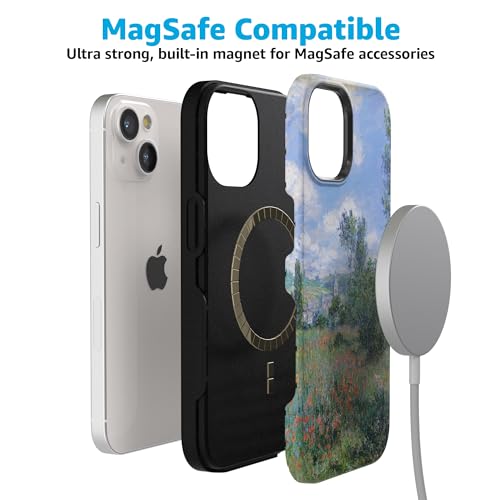 Casely iPhone 15 Plus Case | Monet's View | The Met Museum | Bold Protective Design | Compatible with MagSafe - color: Monet's View | The Met Museum