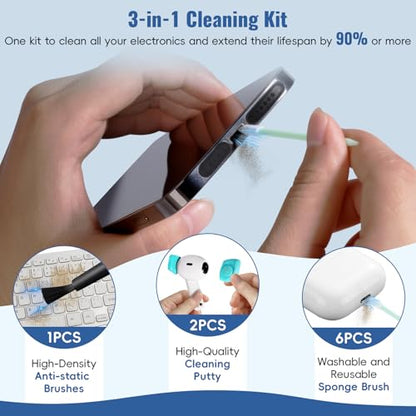 Silicone Lightning Dust Plug+Phone Speaker Cover,Dust Plugs for iPhone - color: Black