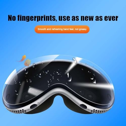 for Apple Vision Pro Screen Protector, Flexible TPU 3D Curved Full Coverage Edge Protection HD Clear Bubble Free Screen Protective Film for Apple Vision Pro Maintenance, Upkeep