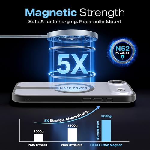 CEDO Magnetic Kickstand Case for iPhone 17 Air, MagSafe Compatible Black - size: iPhone 17 Air