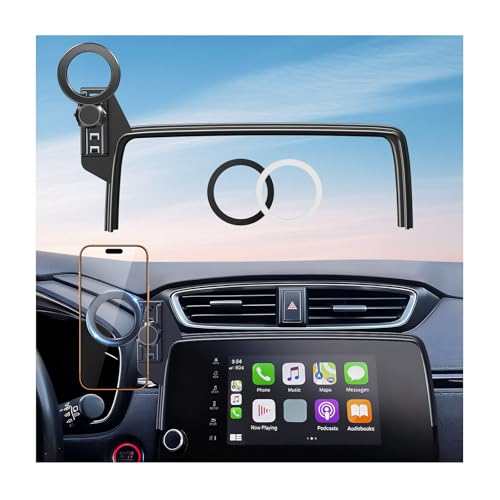 Car Phone Holder for Honda CRV CR-V 2022 2021 2020 2019 2018 2017 (Only for 5/7-Inch Screen) 360° Rotation Magnetic Cell Phone Mount, Compatible with Magsafe, Does Not Affect Air Vent - size: Fit for 2017-2022 CRV, 5/7-Inch
