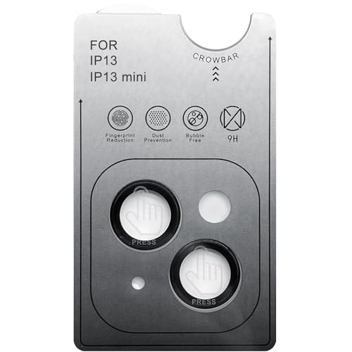 TENOC Camera Lens Protector for iPhone 13 & 13 Mini, Black