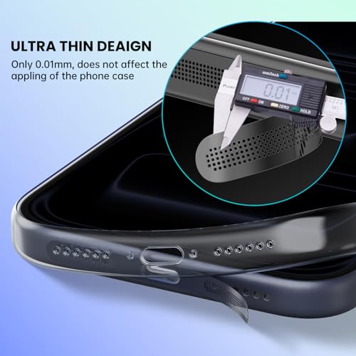 5PCS USB C Dust Plug & iPhone Speaker Protector for iPhone 17 Pro Max - color: Deep Blue