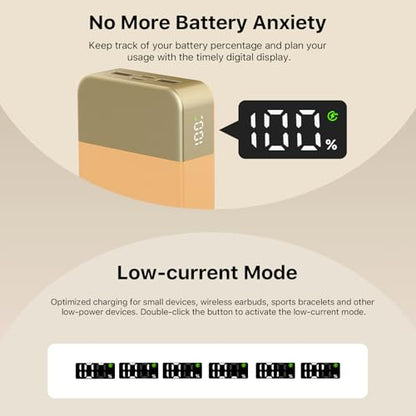 NOBIS 45W 20000mAh Portable Charger Power Bank Fast Charging - color: Orange