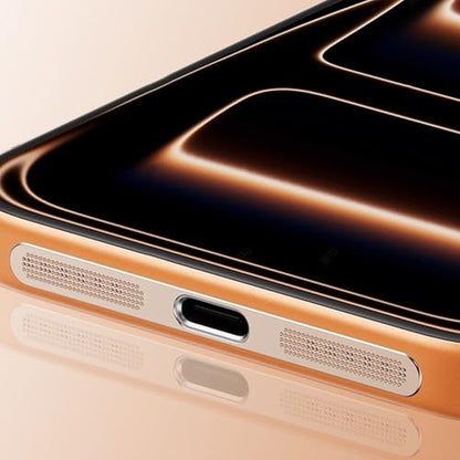 4Pcs Metal Phone Charging Port Dustproof Net Sticker Self-Adhesive Phone Speaker Anti-Scratch Protective Cover for iPhone 17 (17pro,4.5cm) - color: 17pro,4.5cm