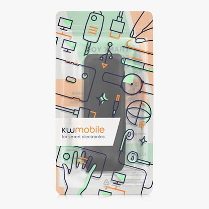 kwmobile Case Compatible with Anker Power Bank 25000mAh (A1695H11) - Portable Powerbank Cover - External Battery Charger Bag, Shockproof - Black - color: black