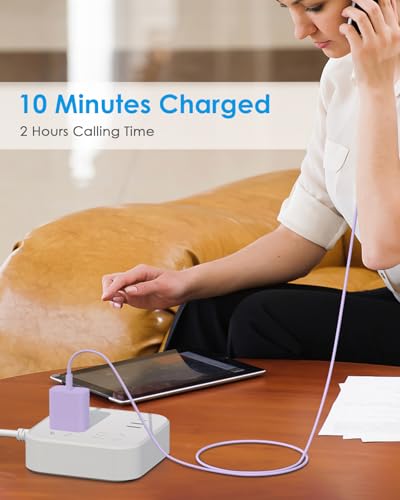 AISNI Fast Charger for iPhone 14 13 with 10 Ft iPhone Charger Cable - color: Purple, size: 10ft