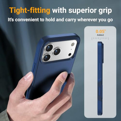 jaroco Magnetic for iPhone 17 Pro Max Case Heavy Duty Rugged Dual-Layer Blue - color: Blue, size: iPhone 17 Pro Max