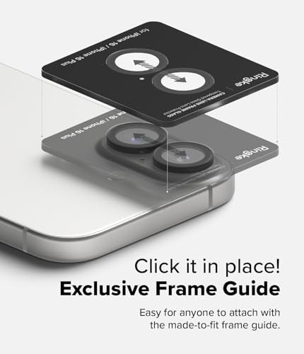 Ringke for iPhone 16/16 Plus Camera Lens Protector [2 Pack] - size: iPhone 16 / iPhone 16 Plus