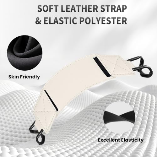 Moko 2 Pack Hand Strap for 6-8" Kindle eReaders Tablets, Lavender+Cream - color: Lavender+Cream