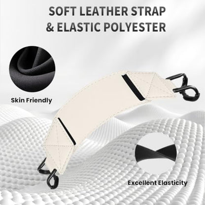 Moko 2 Pack Hand Strap for 6-8" Kindle eReaders Tablets, Lavender+Cream - color: Lavender+Cream