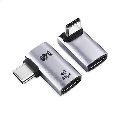 Cable Matters Combo-Pack 40Gbps Right Angle USB C Adapter Kit - style: Combo - Regular