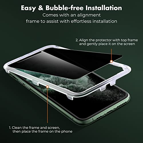 UNBREAKcable Privacy Screen Protector for iPhone 11 Pro Max/XS Max, 2-Pack - size: iPhone 11 Pro Max/Xs Max